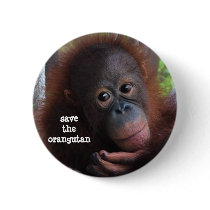 Save the Orangutans! buttons by Rebecca_Reeder Save the Orangutans! buttons