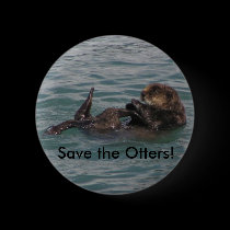 Save the Otters! buttons