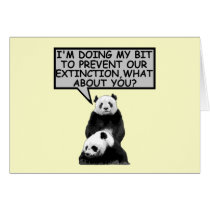 Save the Panda cards by Femfatal Save the Panda cards