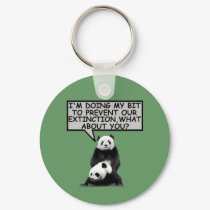 Save the Panda keychains by Femfatal Save the Panda keychains