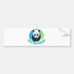 Save the Pandas Bumper Sticker