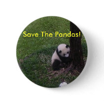 Save The Pandas! Pin
