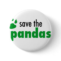 Save The Pandas Pins