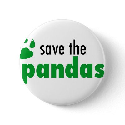 Save The Pandas Button
