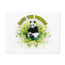 Save the Pandas postcards by novaideo Save the Pandas postcards