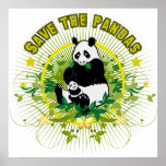 Save the Pandas posters