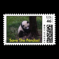 Save The Pandas! Stamp