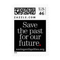 Save the past for our future stamp (black) by safestore Save the past for our future stamp (black)