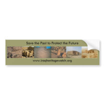 Save the Past to protect the Future-Sites Sticker Bumper Sticker
