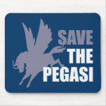 Save the Pegasi Mythical Flying Horse Mouse Pads