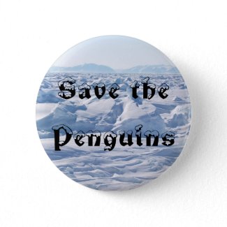 Save the Penguins Pin button