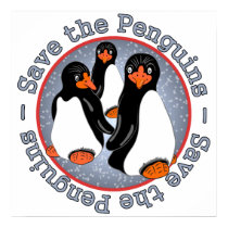 Save the Penguins posters