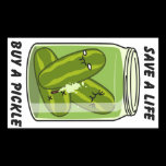 Save the Pickles Sticker stickers