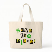 Save the Planet Canvas Bags