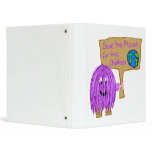 save the planet for the children vinyl binder