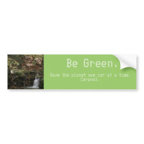 Save the planet one car at a time. Carpool. bumper stickers by limelife Save the planet one car at a time. Carpool. bumper stickers