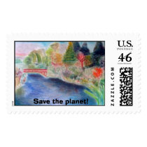 Save the planet! postage by Paganelli Save the planet! postage