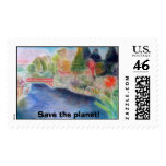 Save the planet! postage