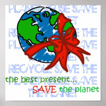 save the planet print