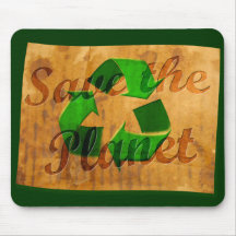 Save The Planet: Recycle Mousepads