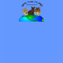 Save the planet save the cat! t-shirts by Toni58 Save the planet save the cat! t-shirts
