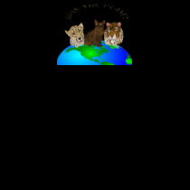 Save the planet save the cat! t-shirts