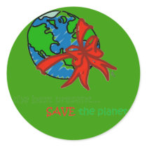 SAVE THE PLANET stickers