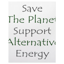Save The Planet Support Alternative Energy letterhead
