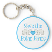 Save the Polar Bears keychains