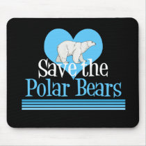 Save the Polar Bears mousepads