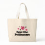 Save the Pollinators Canvas Bags