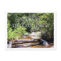 Save The Rain Forest postcards by nomadlandscapes Save The Rain Forest postcards