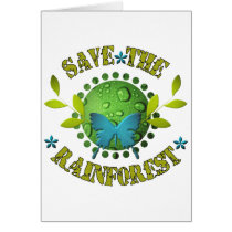 Save the Rainforest Card