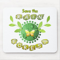 Save the Rainforest mousepads by novaideo Save the Rainforest mousepads
