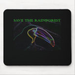 Save the Rainforest Mousepad Toucan