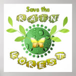 Save the Rainforest Poster