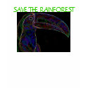 Save the Rainforest T-Shirt Toucan by CleverSays Save the Rainforest T-Shirt Toucan