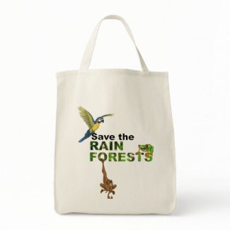 Save the Rainforests bag