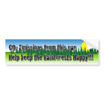 Save the Rainforests bumper stickers by RichWillis Save the Rainforests bumper stickers