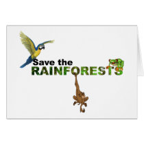 Save the Rainforests Card