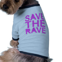 SAVE THE RAVE purple pet clothing by clubelectrogear SAVE THE RAVE purple pet clothing
