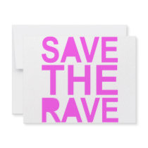 SAVE THE RAVE purple invitations by clubelectrogear SAVE THE RAVE purple invitations