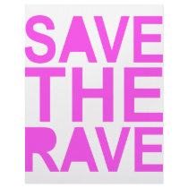 SAVE THE RAVE purple Customized Letterhead