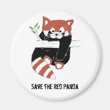 Save the Red Panda aka FireFox Fridge Magnets