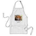 Save the red panda! Apron by Nightnaiad Save the red panda! Apron