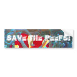 save, reefs, reef, bumper, sticker, clownfish,