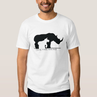 white rhino t shirt