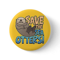 Save The Sea Otters buttons by koncepts Save The Sea Otters buttons