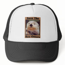 Save the Sea Otters hats by One_Planet Save the Sea Otters hats