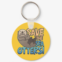 Save The Sea Otters keychains by koncepts Save The Sea Otters keychains